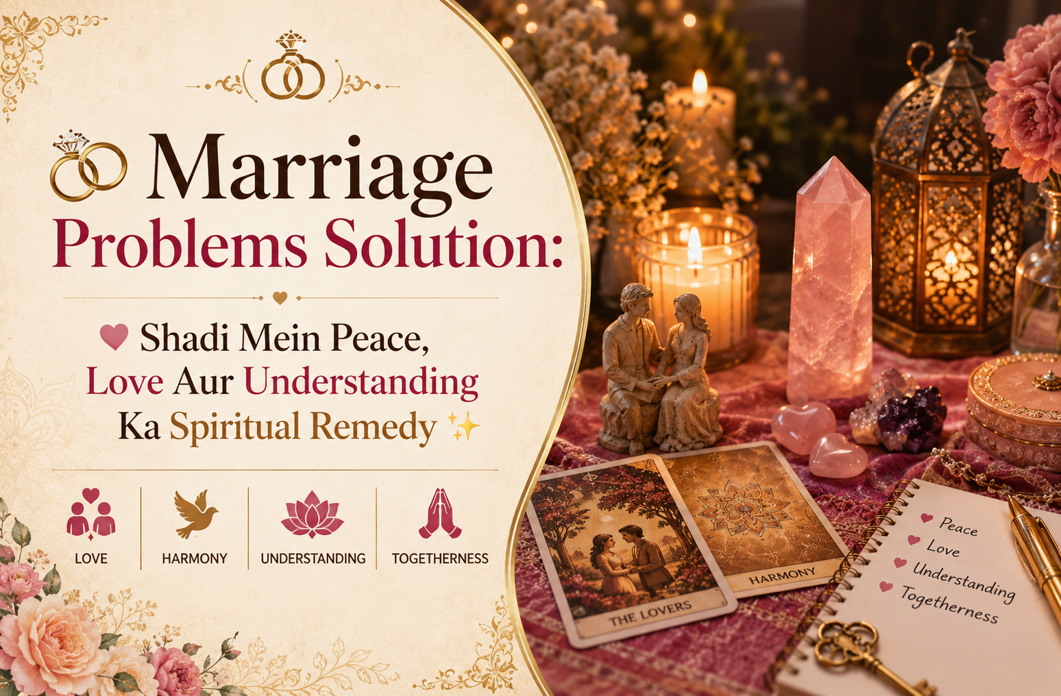 💍 Marriage Problems Solution: Shadi Mein Peace, Love Aur Understanding Ka Spiritual Remedy ✨