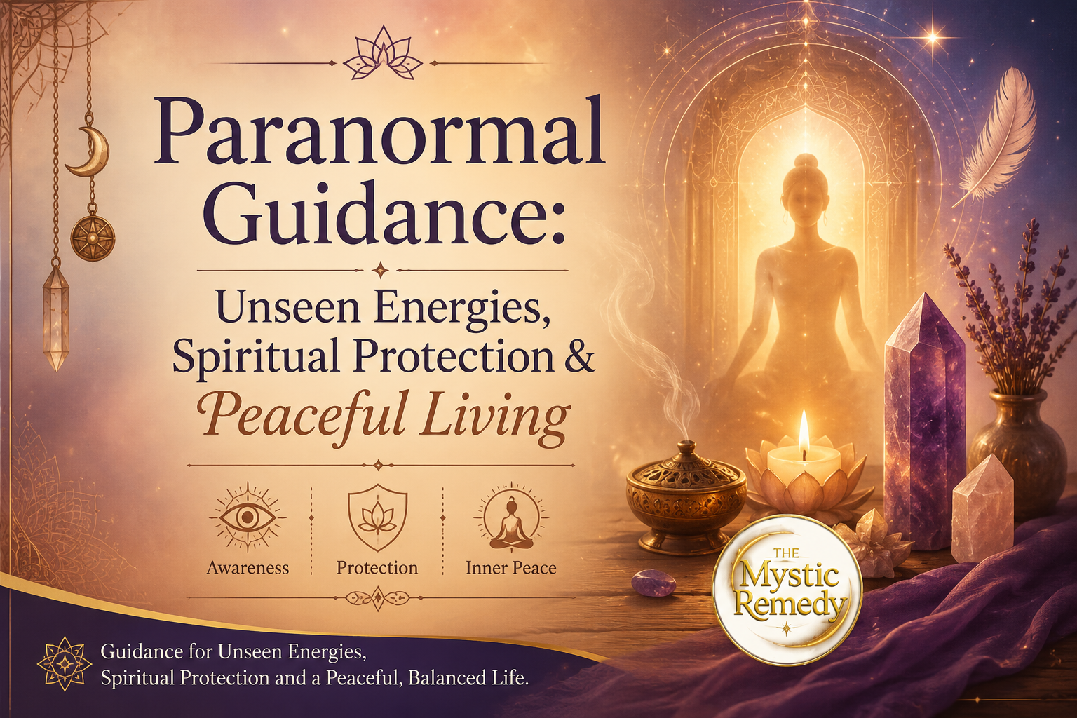 🔮 Paranormal Guidance: Unseen Energies, Spiritual Protection & Peaceful Living