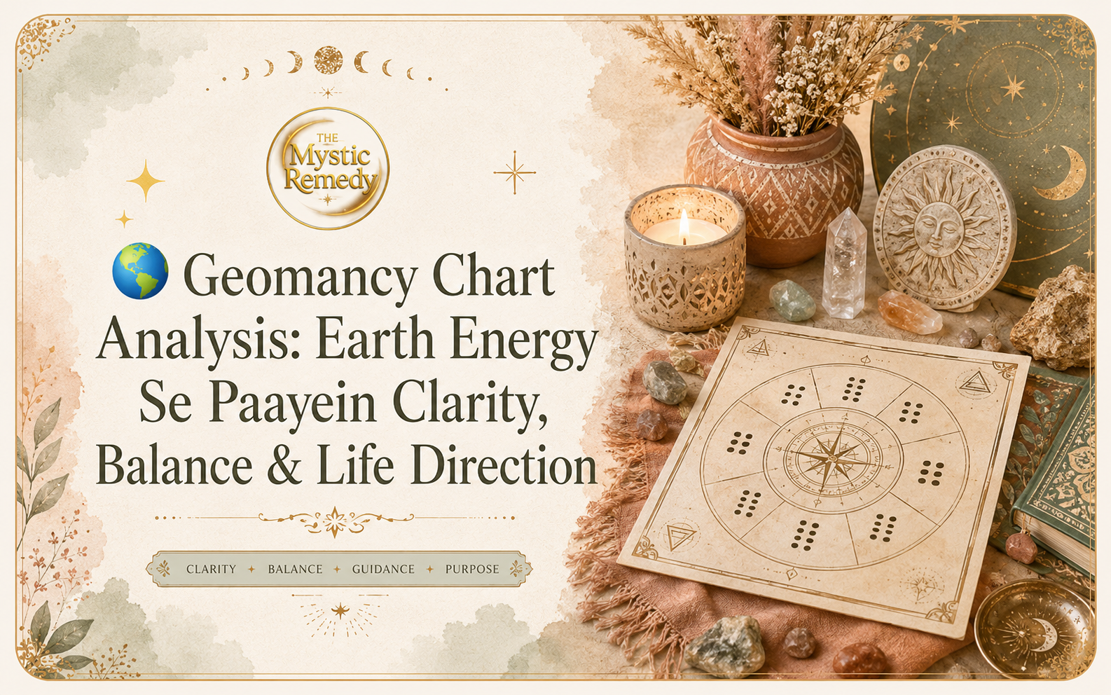 🌍 Geomancy Chart Analysis: Earth Energy Se Paayein Clarity, Balance & Life Direction