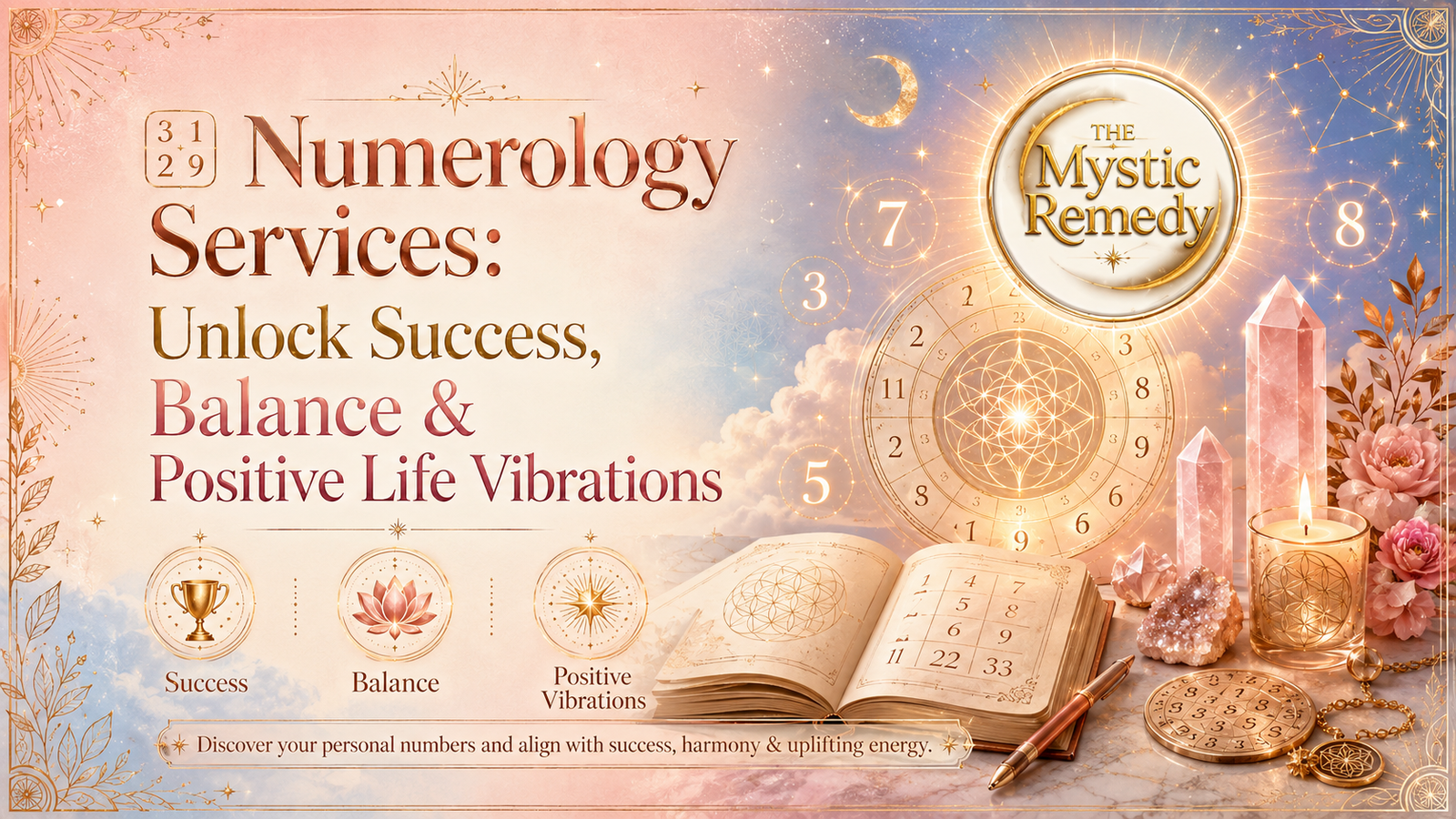🔢 Numerology Services: Unlock Success, Balance & Positive Life Vibrations